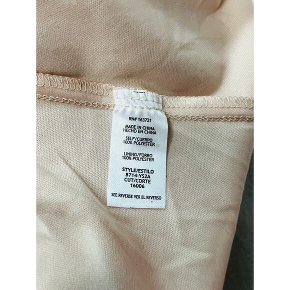 CITY STUDIO sz 7 pink blush silver ruched off shoulder mini dress NWT B89 - Picture 5 of 7